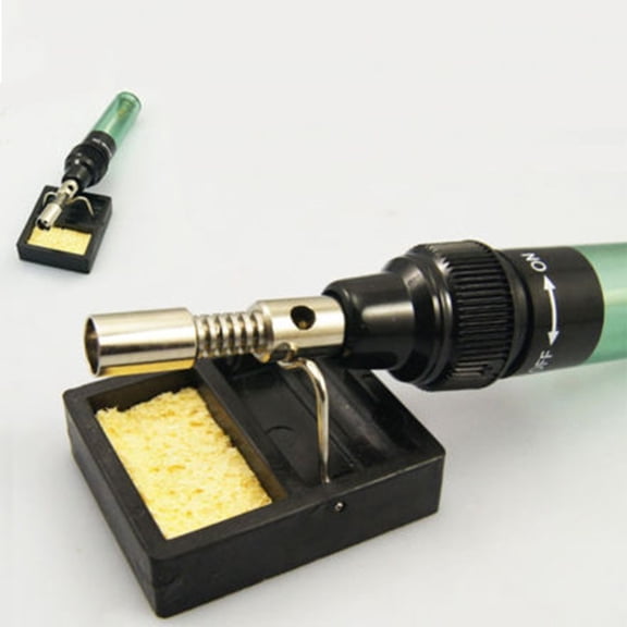 2Pc Mini Soldering Iron Stand Holder Welding Solder Stand with Clean Sponge