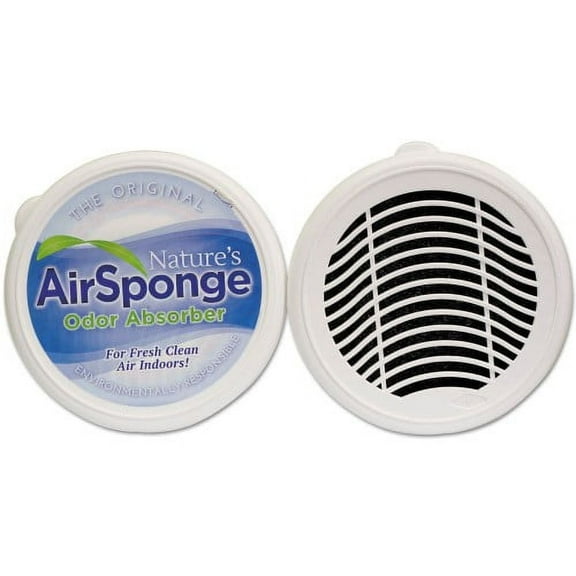 2Pc Nature's Air Sponge Odor Absorber, Neutral, 8 oz, Designer Cup (1011DPEA)D6