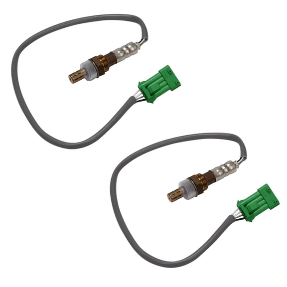 2Pc O2 Oxygen Probe Sensor for 206 207 306 Convertible Cc 00-10 Sw Estate 02-10 96368765,2 x Oxygen Sensor,Silver