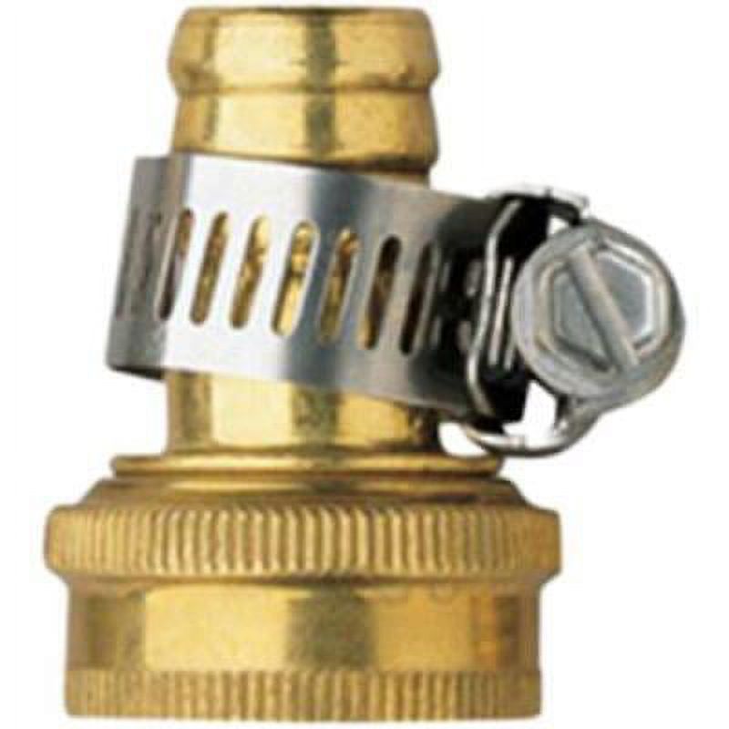 2Pc Orbit 5/8 in. Brass/Stainless Steel Threaded Female/Male Hose