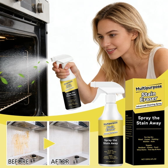 2Pc Power Spray For Mold,Multi-Purpose Stain Remover,Powerful Cleaner For Kitchens, Floors, Toilets, And Car, Effectively Removes Hard Water Stains, Rust, Yellowing, And Stubborn Residues,120Ml