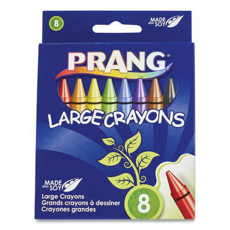 Large Crayons Made with Soy, 8 Colors/Pack Large Crayons Made with Soy, 8 Colors/Pack
