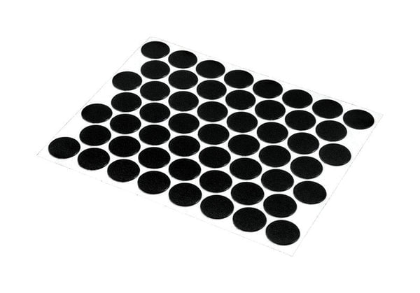 Prime-Line Round Plastic Screw Hole Cover 9/16 in. D X 0.25 in. L 53 pk Black Prime-Line Round Plastic Screw Hole Cover 9/16 in. D X 0.25 in. L 53 pk Black
