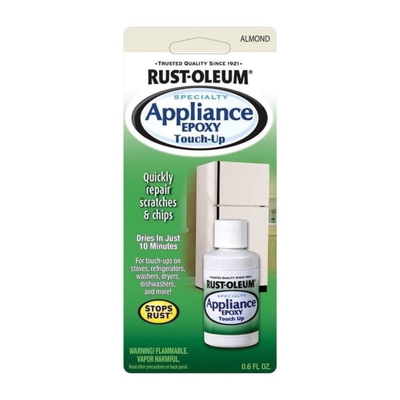 2Pc Rust-Oleum Specialty Gloss Almond Appliance Touch-Up Paint 0.6 oz