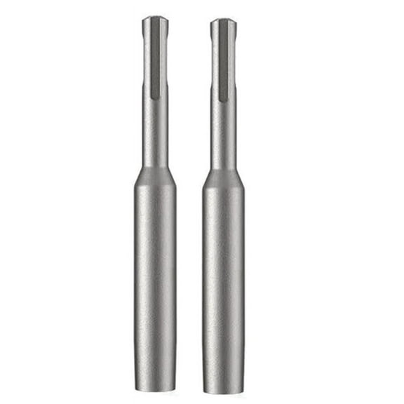 2Pc SDS Plus Ground Rod Driver 10mm Earth Stake Hammer Drill Grounding Rod Metal Ground Rod Driver Power Tool,2 x Ground Rod Driver,Gray