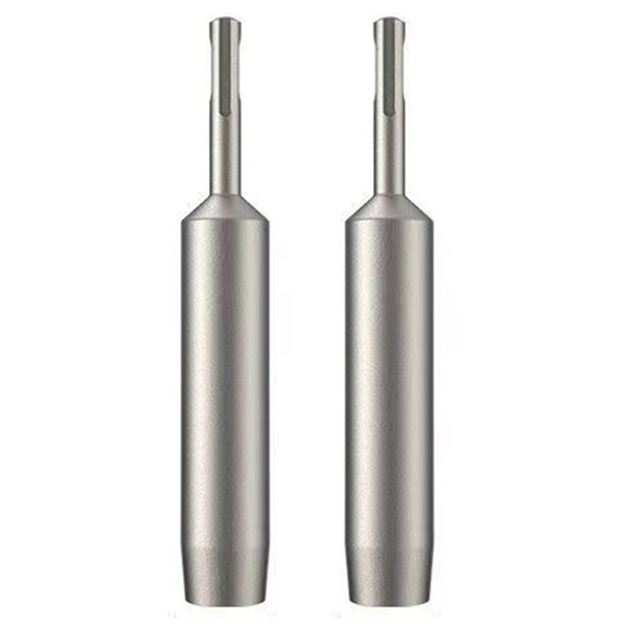 2Pc SDS Plus Ground Rod Driver 20mm Earth Stake Hammer Drill Grounding Rod Metal Ground Rod Driver Power Tool