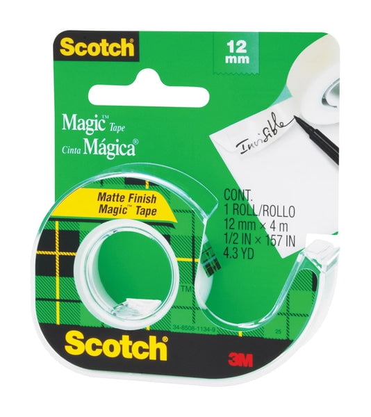 2Pc Scotch Magic Tape Clear (Pack of 8)