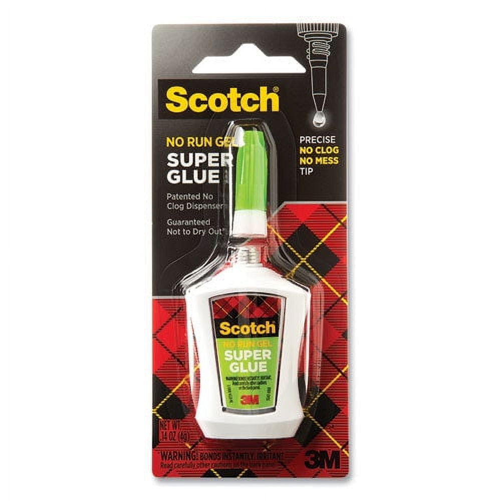 Scotch Create Permanent Liquid Super Glue, .07 fL. oz./Tube, 4 Count