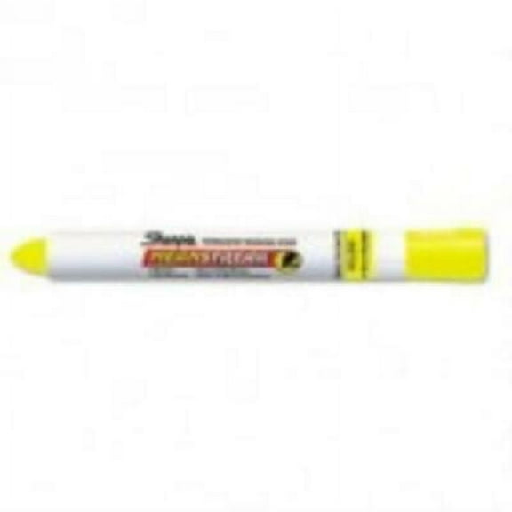 2Pc Sharpie Mean Streak Marking Stick, Broad Tip, Yellow