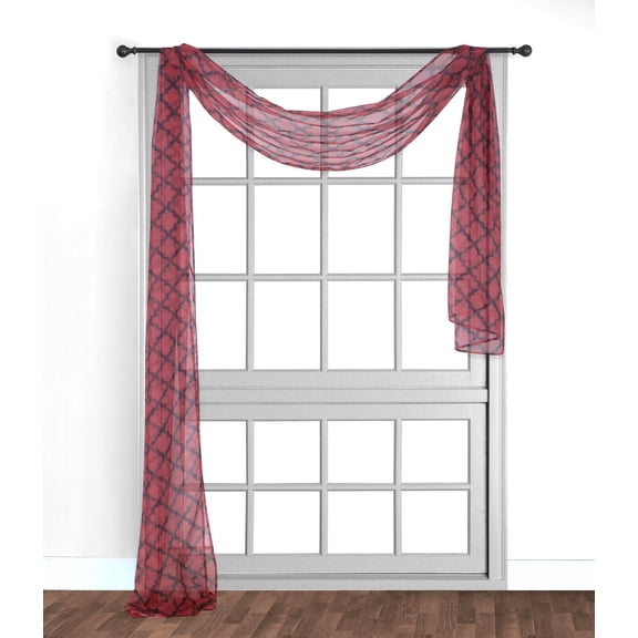 2Pc Sheer Voile Window Panel curtains DRAPE 84 or 1Pc SCARF MANY COLOR