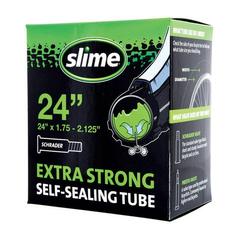 2Pc Slime 24 in. Rubber Bicycle Inner Tube 1 pk Walmart