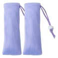 thumbnail image 1 of 2Pc Soap Exfoliating Foaming Mesh Bath Bag, Drawstring Soap Saver Bubble Producing Mesh Pouch, Shower Soap Foam Net Holder, Soft Stretch Soap Sack, Hanging Bathroom Soap Storage Mesh Bag, 1 of 7