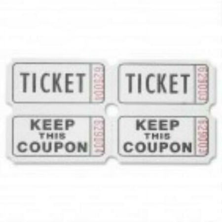 2Pc Sparco Admit One Double Roll Ticket - 2000 per roll