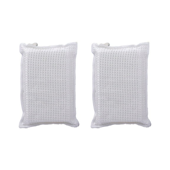 A 2Pc Sponge Eraser With Thickened Design, Non Greasy Surface, High Absorbency For Kitchen Cleaning, Dishwashing And General Household Tasks, 5.51X3.54X0.98In 0.07Lb