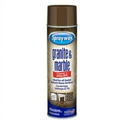 2Pc Sprayway Clean Scent Granite and Marble Cleaner Foam Spray 19 oz.