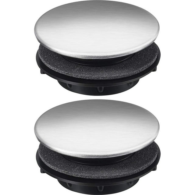 2Pc Stainless Steel Kitchen Sink Tap Hole Blanking Plug Stopper Basin