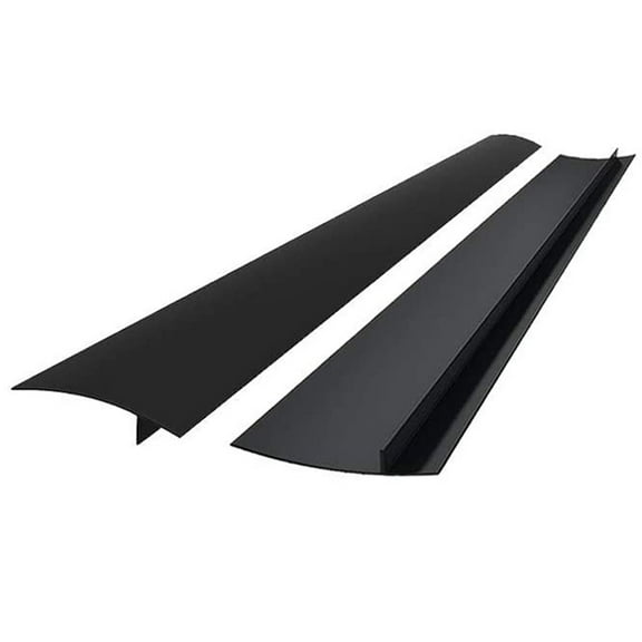 2Pc Stove Gap Strips Silicone Gap Strips Kitchen Counter Anti-Oil T-Shaped Strips Gap Anti-Fouling Strips Black Protection Pad Kitchen Cleaning Supplies Black Eguiwyn Clearance!