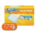 thumbnail image 1 of 2Pc Swiffer Dusters Starter Kit Dust Lock Fiber, 6" Handle, Blue/Yellow, 1 of 3