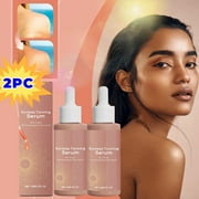 2Pc Tanning Oil Tanning Lotion Sunless Tanning Serum With Skin-Adaptive Formula - 60Ml Face & Body Drops For Natural-Looking Color - Supports Healthy Skin Glowing
