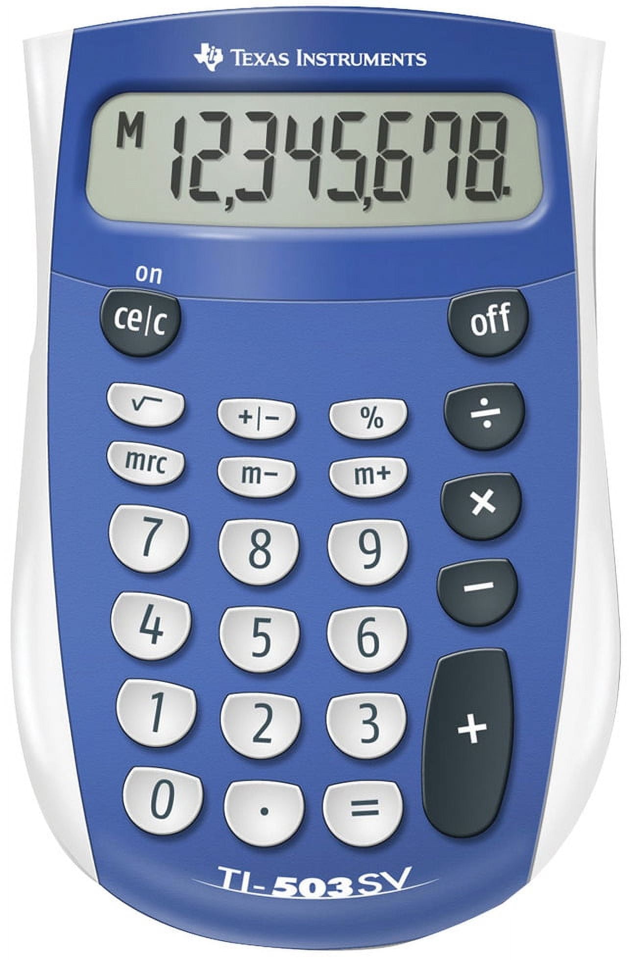 2Pc Texas Instruments TI-503 SV Handheld Calculator, Blue - Walmart.com