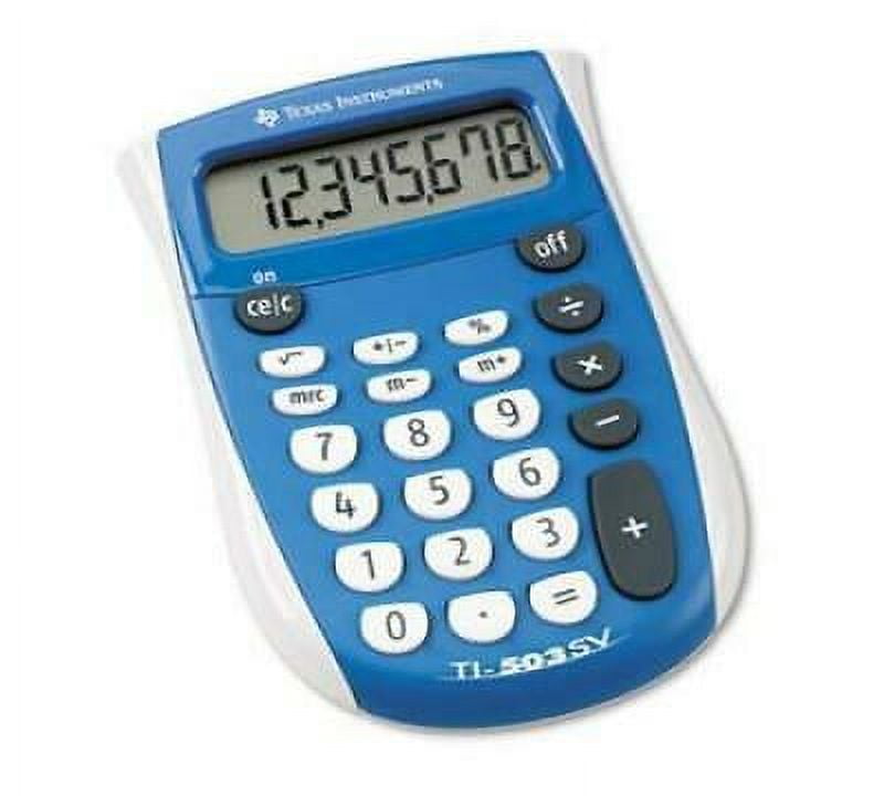 2Pc Texas Instruments Ti-503sv Pocket Calculator, 8-Digit Lcd