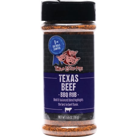 2Pc Three Little Pigs 6.6 Oz. Texas Beef Rub