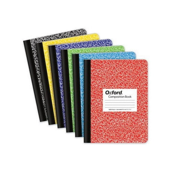 2Pc Tops Composition Book, Wide-Legal Rule, Assorted Marble Covers, 9.75 X 7.5, 100 Sheets