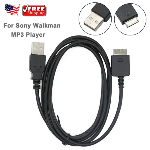 USB Data Sync & Charge Cable For Sony Walkman NW-E393 NW-E394 NW-E395 - 3 Feet, White