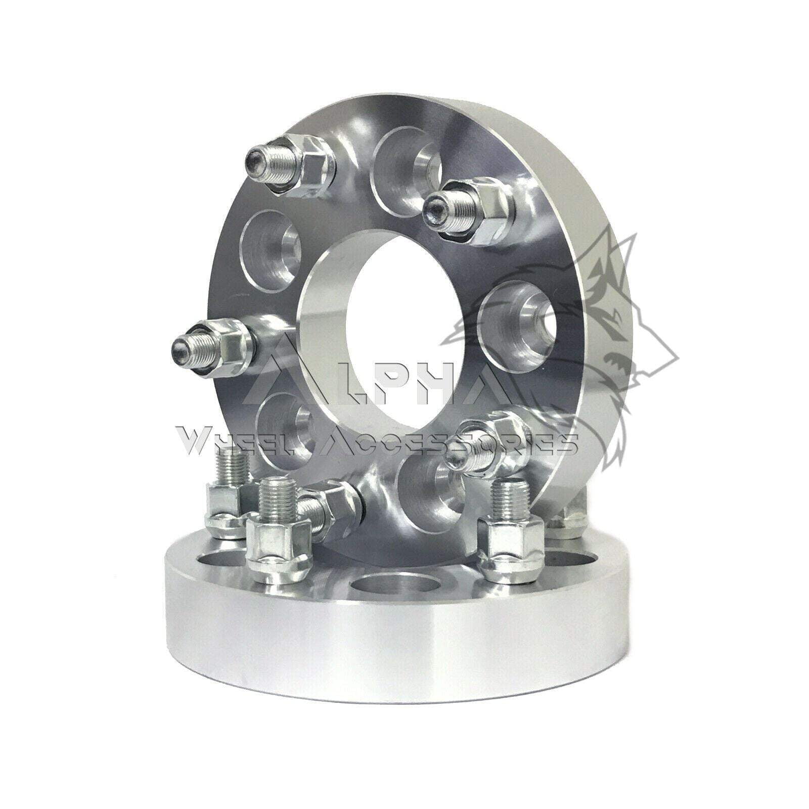 2Pc Wheel Adapters 5x4.5 To 5x5 Adapts 5x5 Wheels On 5x4.5 Vehicle 1.2