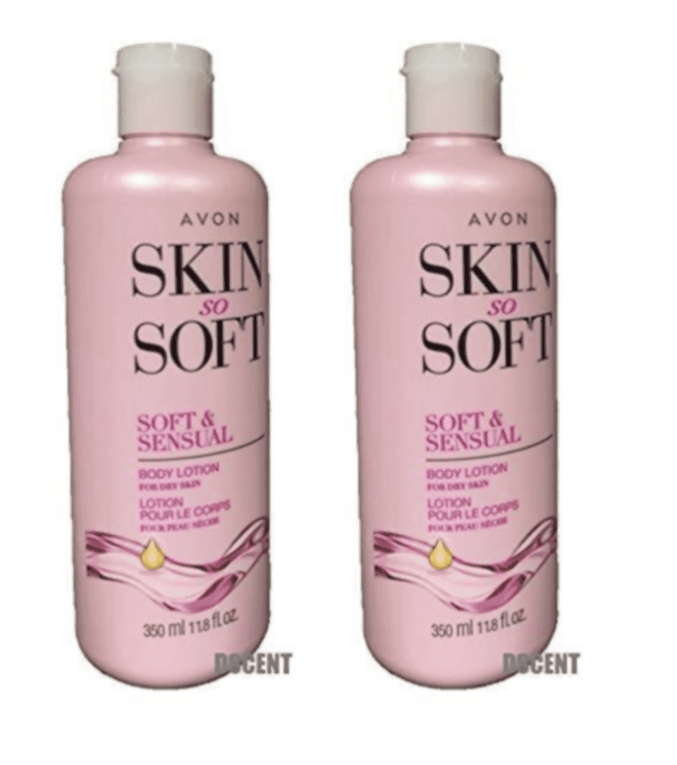 2Pck Avon Skin so Soft 48Hours of Soft & Sensual Body Lotion For Dry Skin 11.8oz