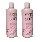 2Pck Avon Skin so Soft 48Hours of Soft & Sensual Body Lotion For Dry Skin 11.8oz