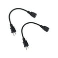 thumbnail image 1 of 2Pck Power Extension Cord 3Ft 16AWG Outdoor Extension Cable Heavy Duty Power Cord Extension with 3 Prong Grounded 16/3 SJTW 125V 13A 1625W Power Cable for Indoor Outdoor UL Listed, 1 of 7