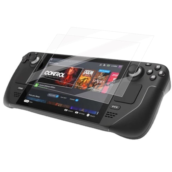 2Pcs 0.3mm Tempered Glass Screen Protective Film Set for Steam Deck Game Console Spare Part