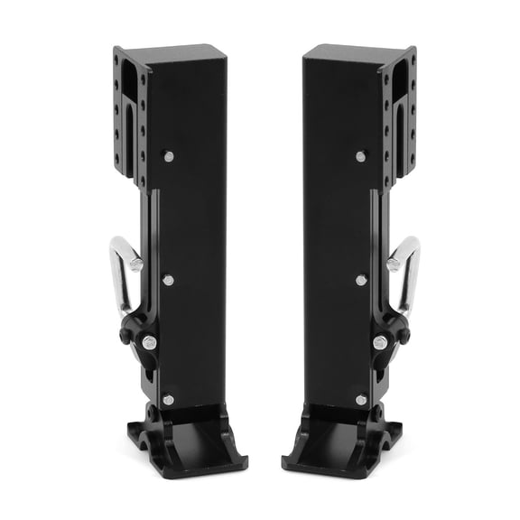 2Pcs 1/14 RC Tractor Truck Container Trailer Upgrade Aluminum Alloy Metal Legs Trailer Durability Convenience for TAMIYA
