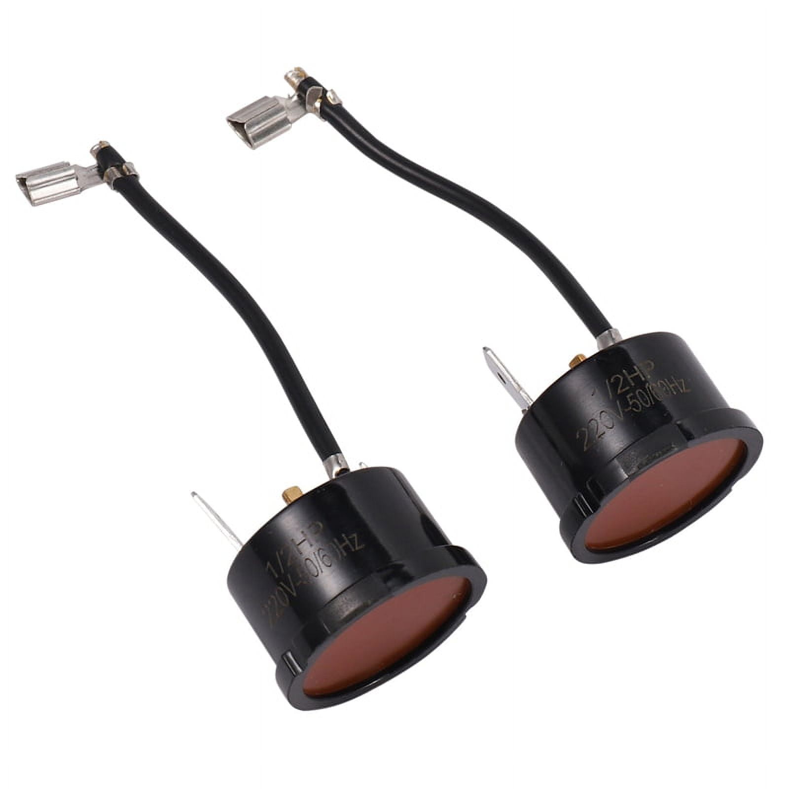 2Pcs 1/2HP 375W Refrigerator Thermal Overload Protector Compressor