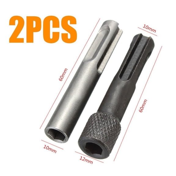 2Pcs 1/4'' Hex Shank Sds Screwdriver Holder Drill Bit Adaptor Magnetic Converter YIWEI
