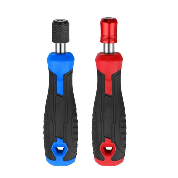 2Pcs 1/4Inch Hex Self-locking Adapter Screwdriver Handle Screwdriver Bit Holder