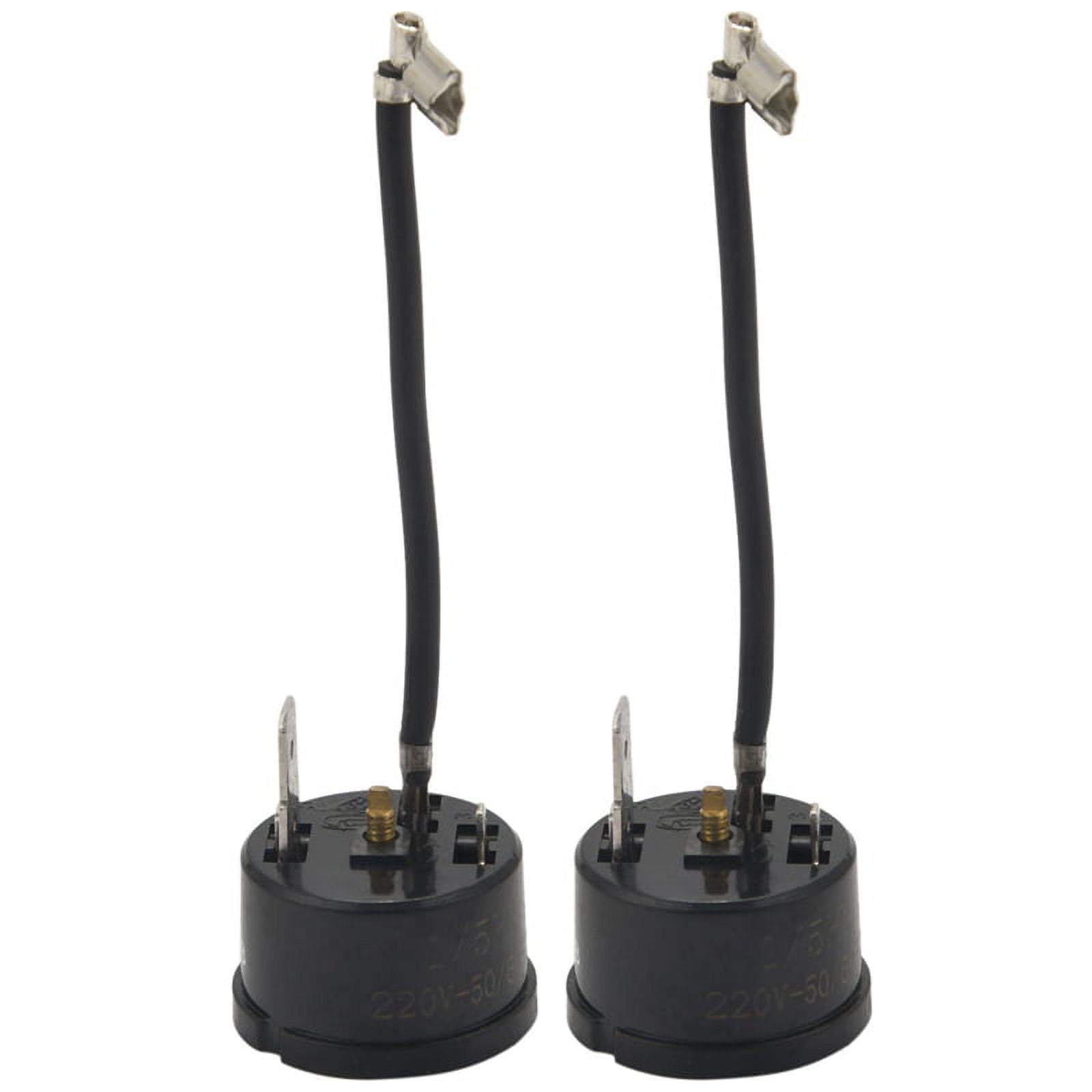 2Pcs 1/5HP 150W Refrigerator Thermal Overload Protector Compressor Replacement Part for Mini Refrigerator, Wine Center