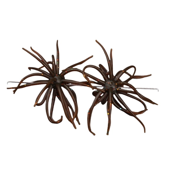 2Pcs 1.7g Swimming Lures Baits Artificial Slow Floating Lures Soft Lures Simulation Urchins Baits with Urchins Shape