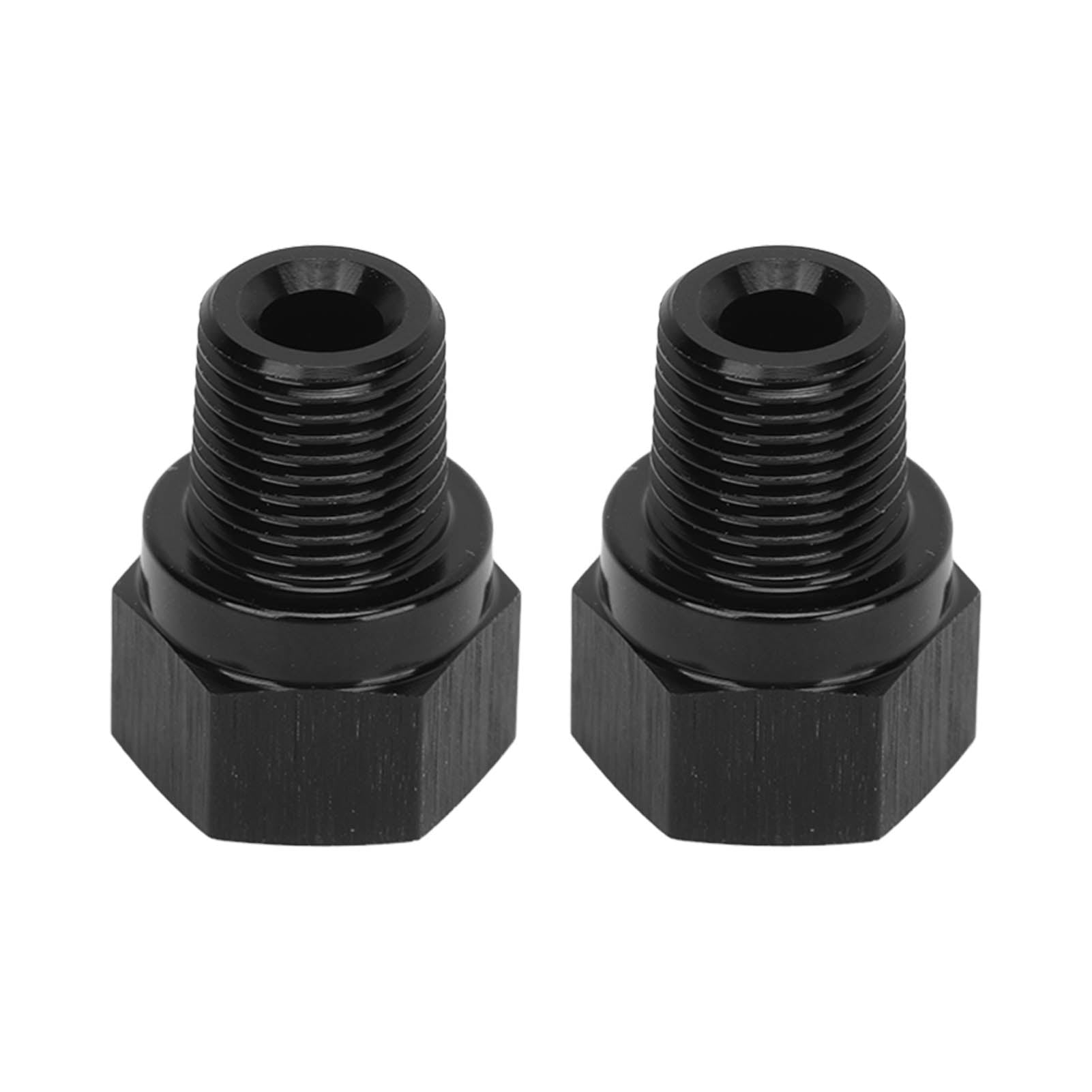 2Pcs 1 8in NPT Male To M10 X 1 0 Female Aluminum Alloy Oil Pressure 2pcs-1-8in-npt-male-to-m10-x-1-0-female-aluminum-alloy-oil-pressure