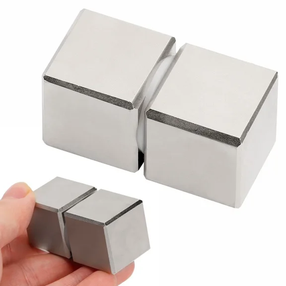 2Pcs 1 Inch Solid Craft Magnet Neodymium Rare Earth Big Super Strong 25*25*25Mm