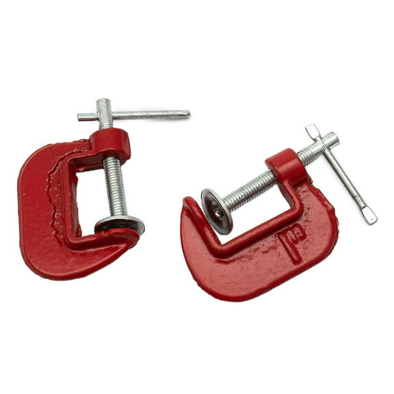 2Pcs 1" Mini G Clamp Woodworking Clamp Device Adjustable Diy Carpentry Gadgets