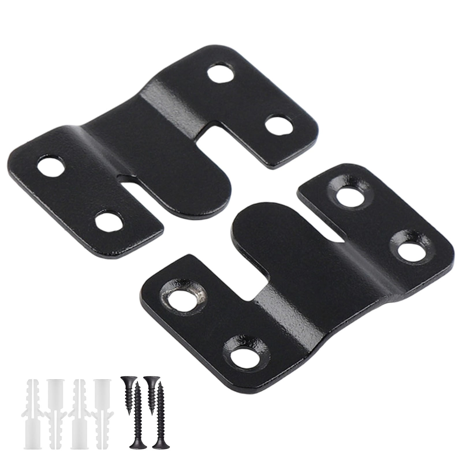 2Pcs (1 Pairs) Flush Mount Bracket, Stainless Steel Interlock Hanging ...