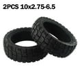 2Pcs 10 Inch 10X2.756.5 Scooter Tire 10X2.706.5 Tubeless OffRoad