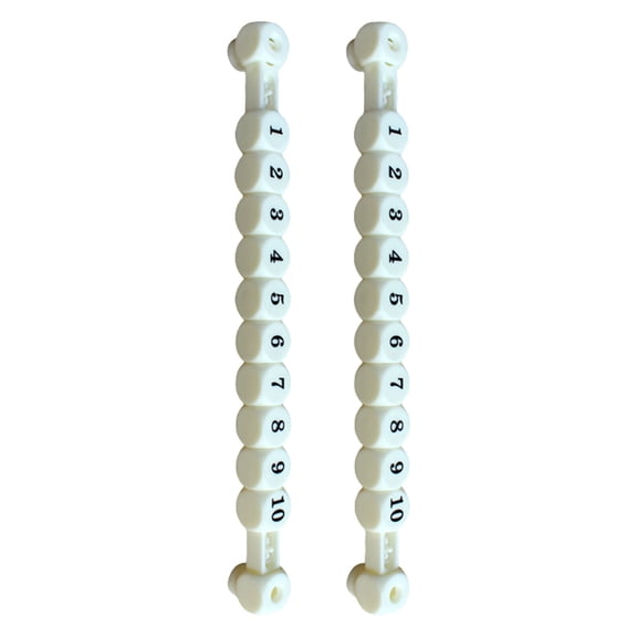 2Pcs 10 Numbers Scoring Score Counter Indicators Table Football Counter Scores Keeper for Standard Foosball Table