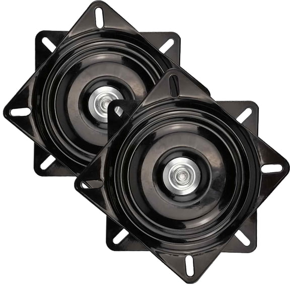2Pcs 10" Swivel Base Plate Replacement with Ball Bearings for Bar Stool