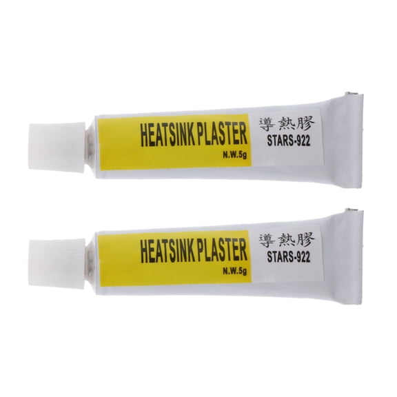 2Pcs 10G Silicone Compound Thermal Grease Conductive Grease Heatsink for CPU GPU Chipset Notebook Cooling 0.671W/for m.