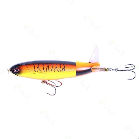 2Pcs 10cm/14cm Artificial Water Fishing Lure Whopper Lure Perform Smooth Rotation Tail Equipment