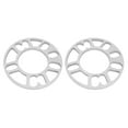 2Pcs 10mm Aluminum Alloy Wheel Spacers Shims Universal Fit for 4/5 Stud