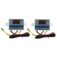 2Pcs 110220V Ac Digital Led Temperature Controller XhW3001 for